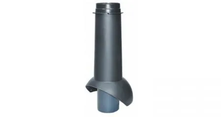 Выход канализации Pipe-VT 110 изолированный черный