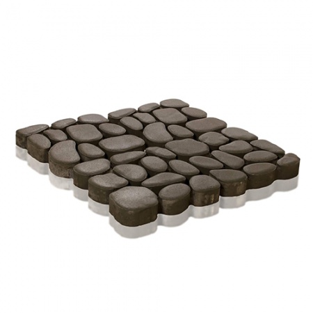 Тротуарная плитка Braer Грин Галет Серый, h=80