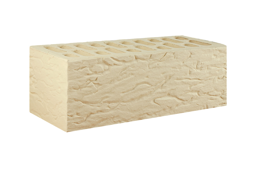 Белебеевский кирпич лицевой 1.4НФ миндаль рустик