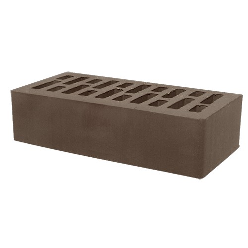 Кирпич лицевой Тербунский гончар пустотелый 1НФ корица гладкий