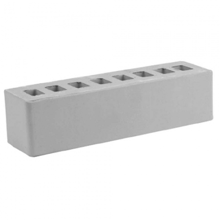 Железногорский кирпич лицевой 0,5НФ серый гладкий