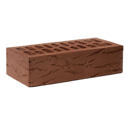 Ижевский кирпич лицевой 1НФ Брюгге Премиум (светлый шоколад) брик