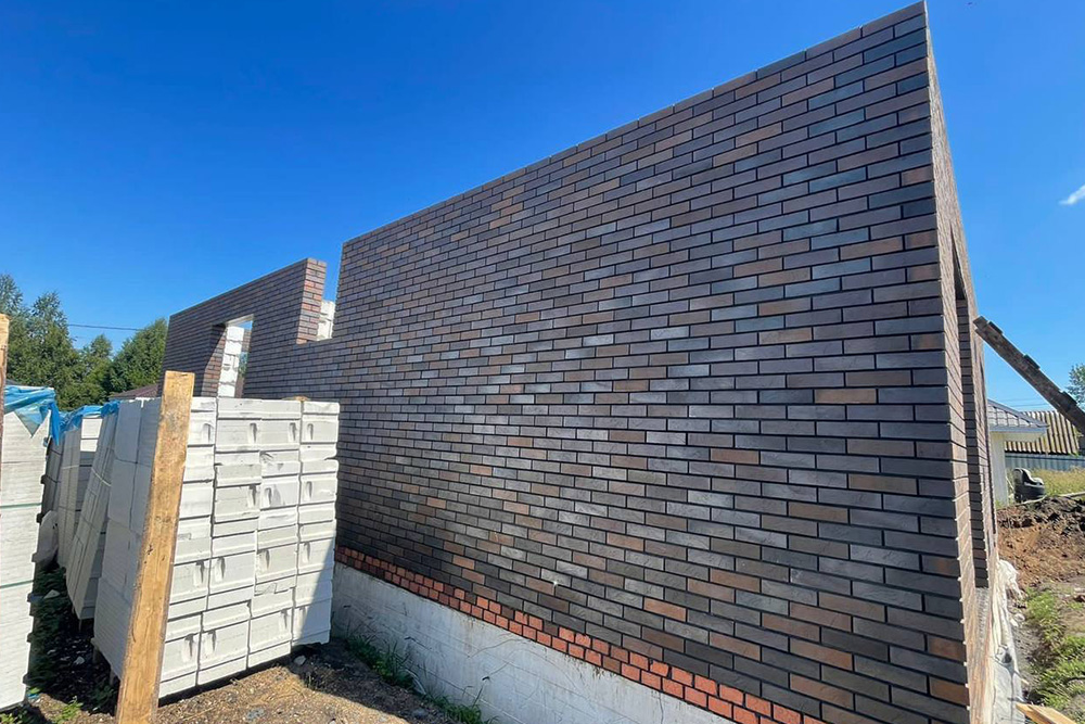 Белебеевский кирпич лицевой 1.4НФ Флеш Патина Вавилон