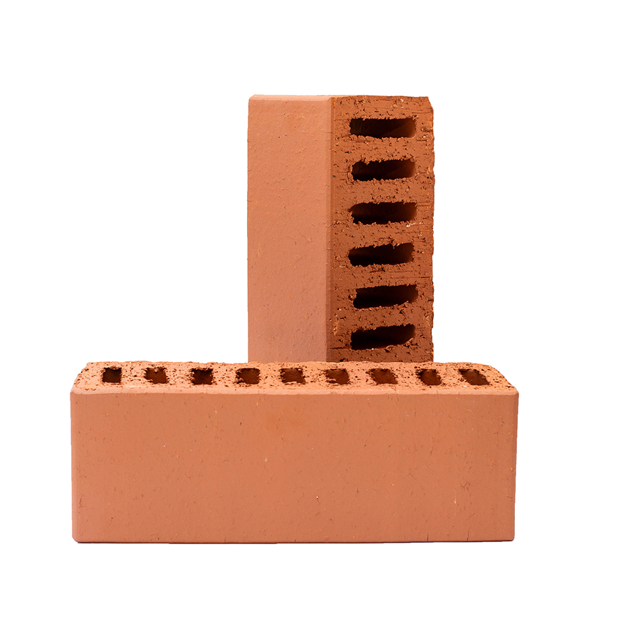 Ревдинский кирпич лицевой пустотелый 0.9НФ красный