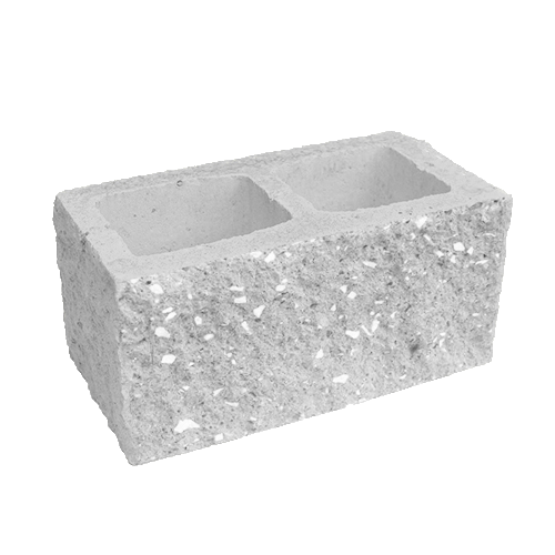 Блок пустотелый с двумя гранями колотой фактуры Besser