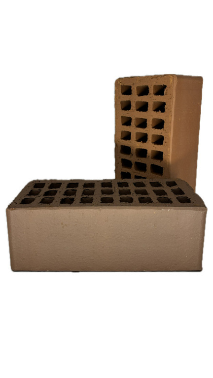 Ревдинский кирпич лицевой пустотелый 1.4НФ шоколад Микс